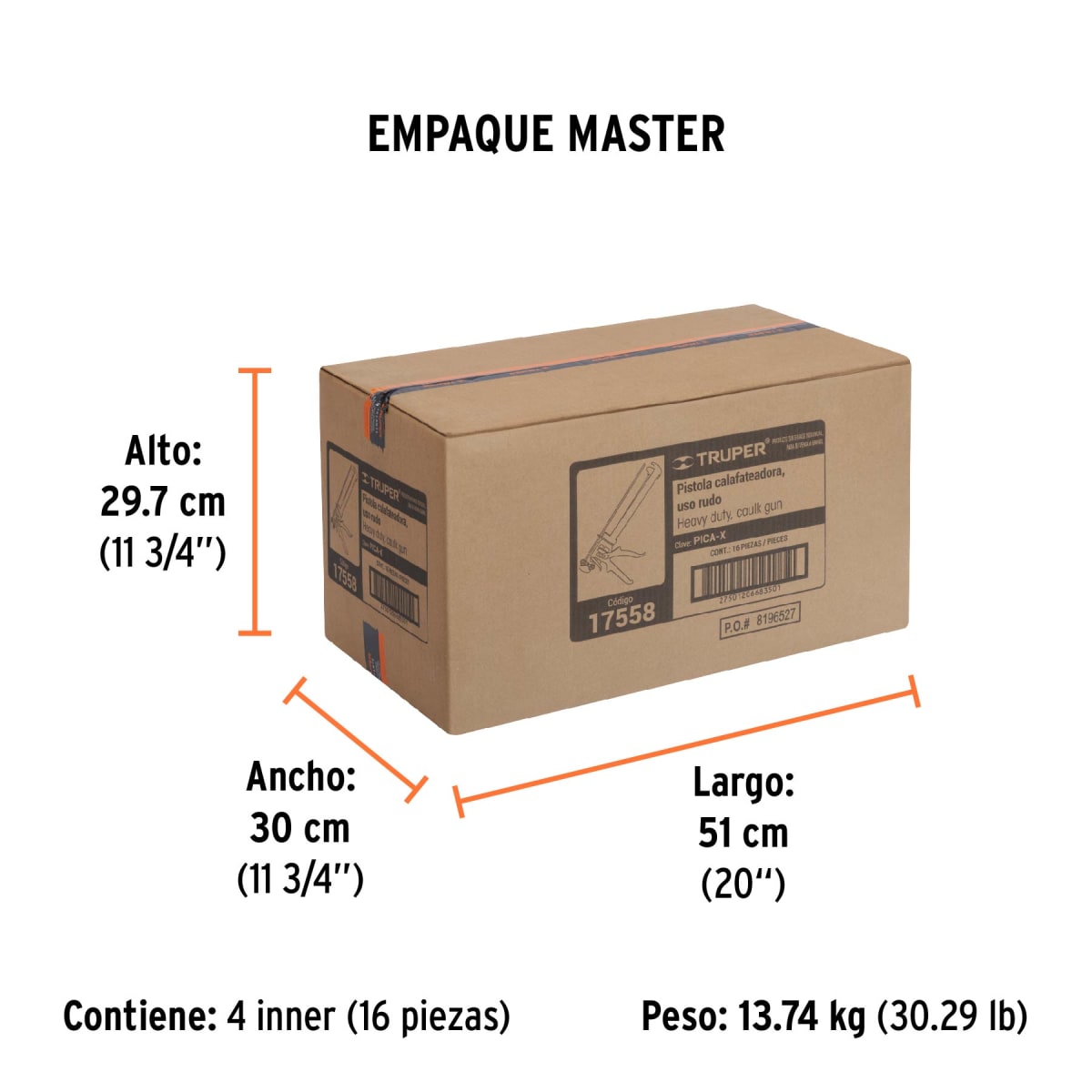 Aplicador De Silicona Tipo Esqueleto 17558 Truper5