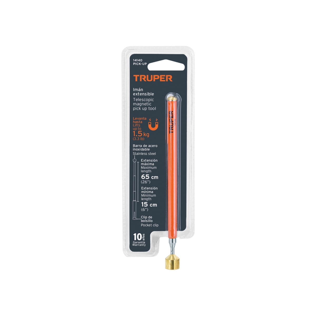 Imán Extensible Acero Inoxidable 1.5 Kg 141404