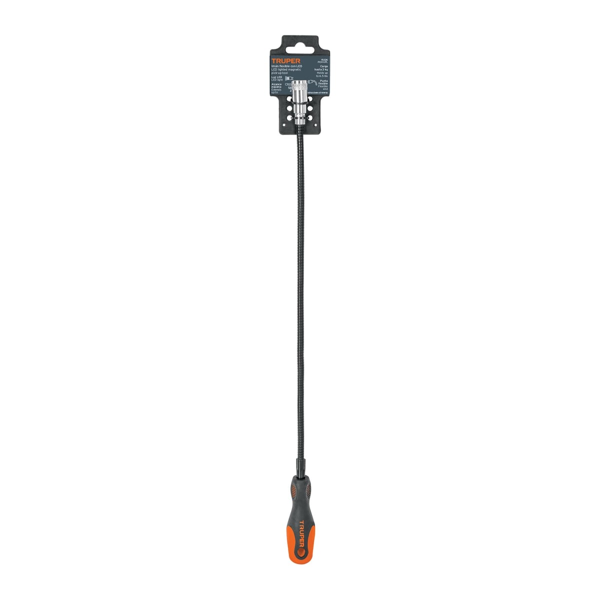 Imán Flexible Con LED 3 Kg Truper 153267