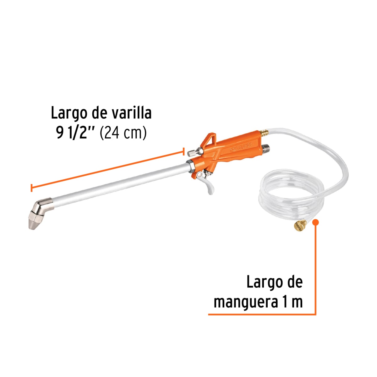 Pistola Para Limpieza De Máquinas Cuerda 1/4 NTP Truper 192373