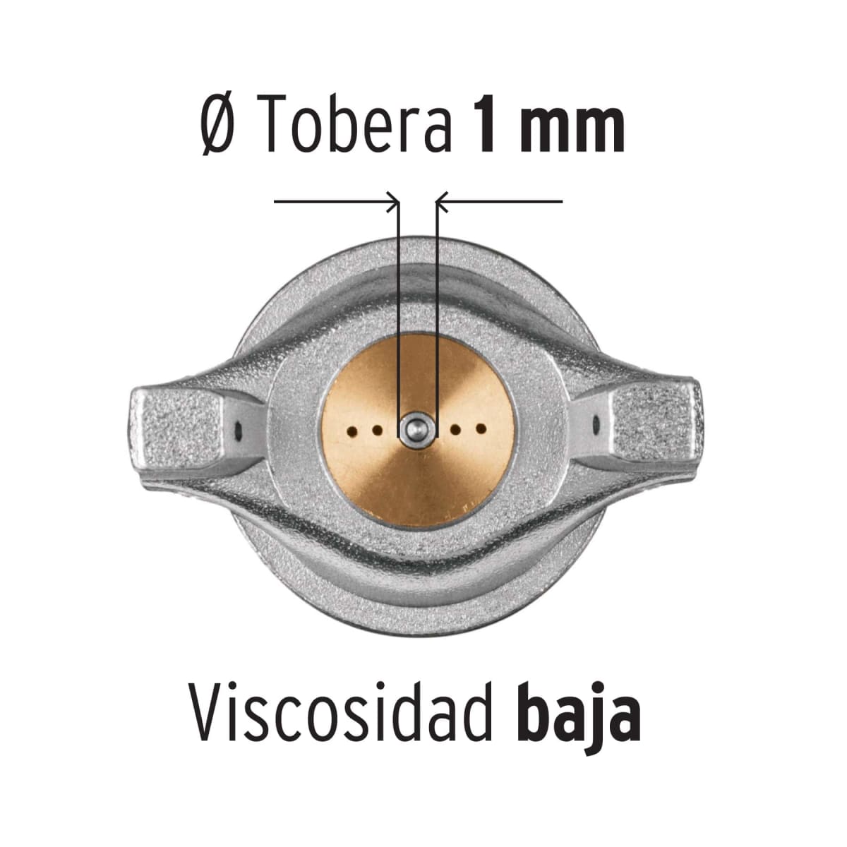 Pistola Para Pintar De Gravedad 1 mm Truper 119895
