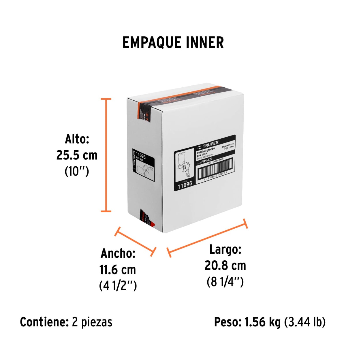 Pistola De Gravedad Uso General Truper 110957