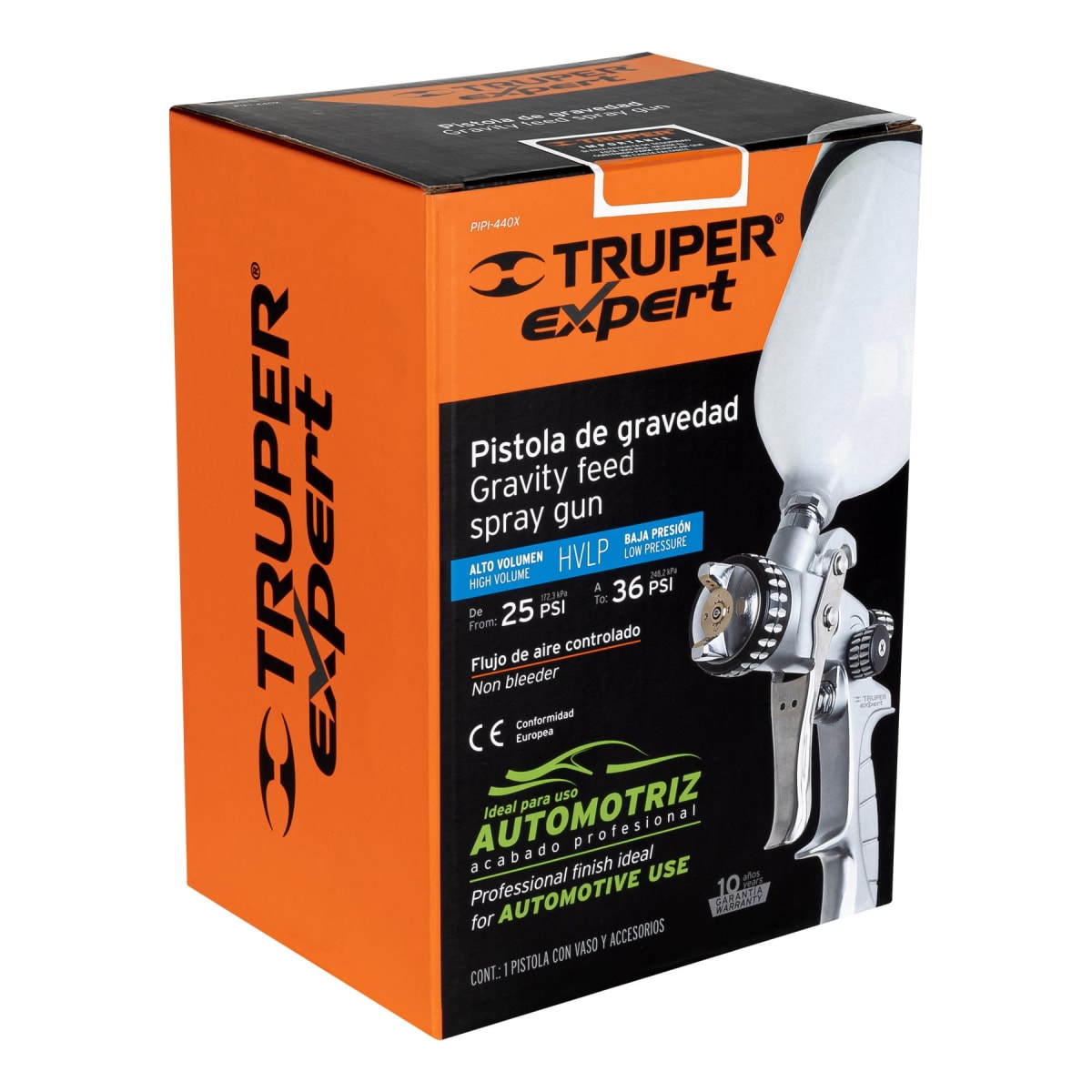 Pistola Para Pintar De Gravedad 1.4 mm Truper 140316
