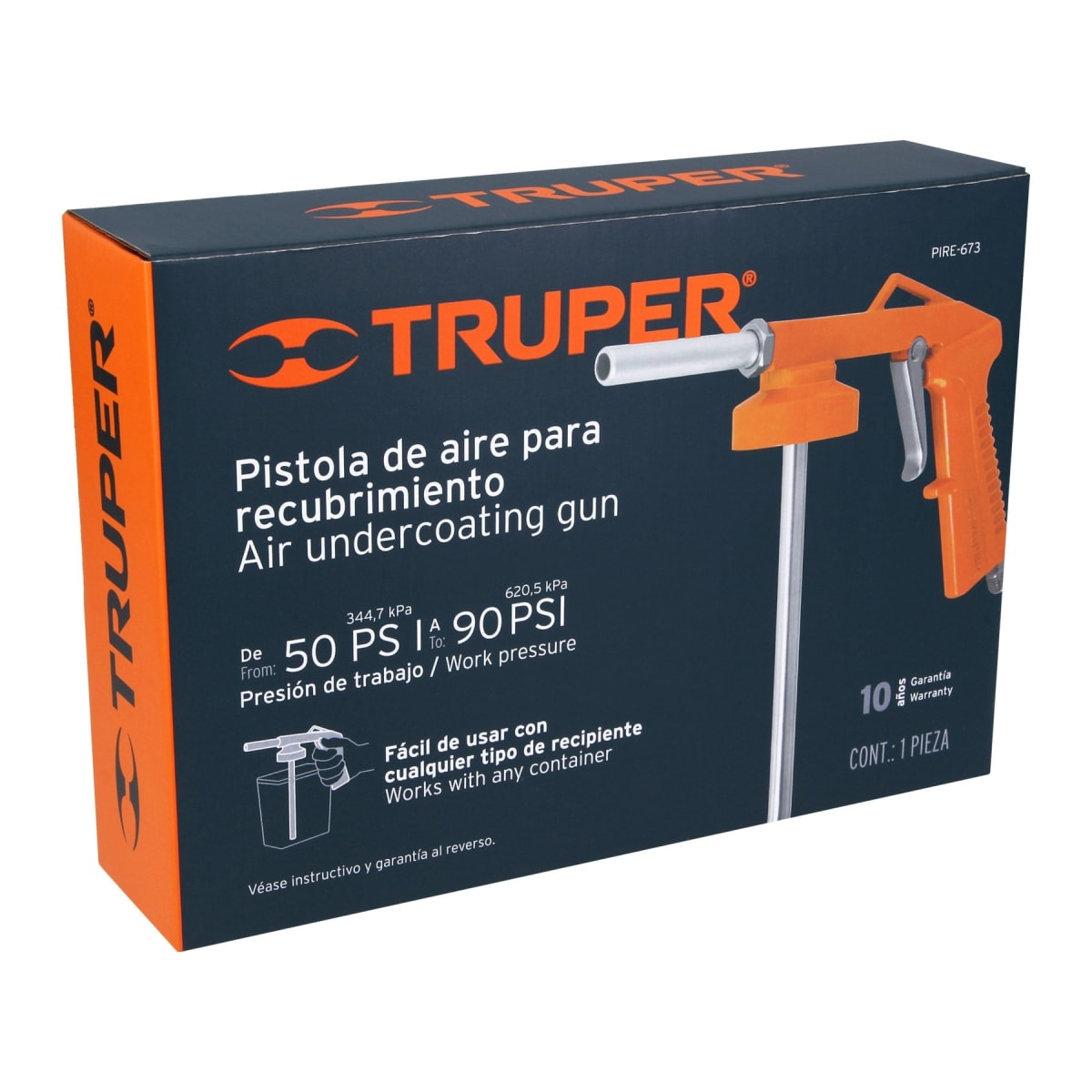 Pistola Para Recubrimiento Truper 192323