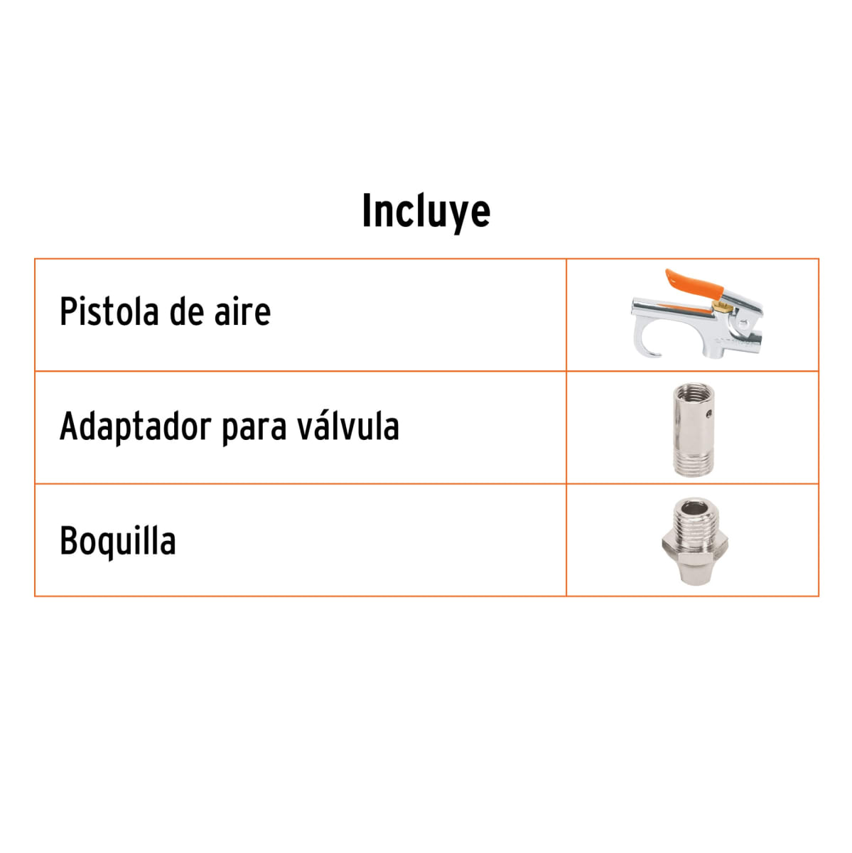 Pistola Mini Metálica Para Sopladora 1/4