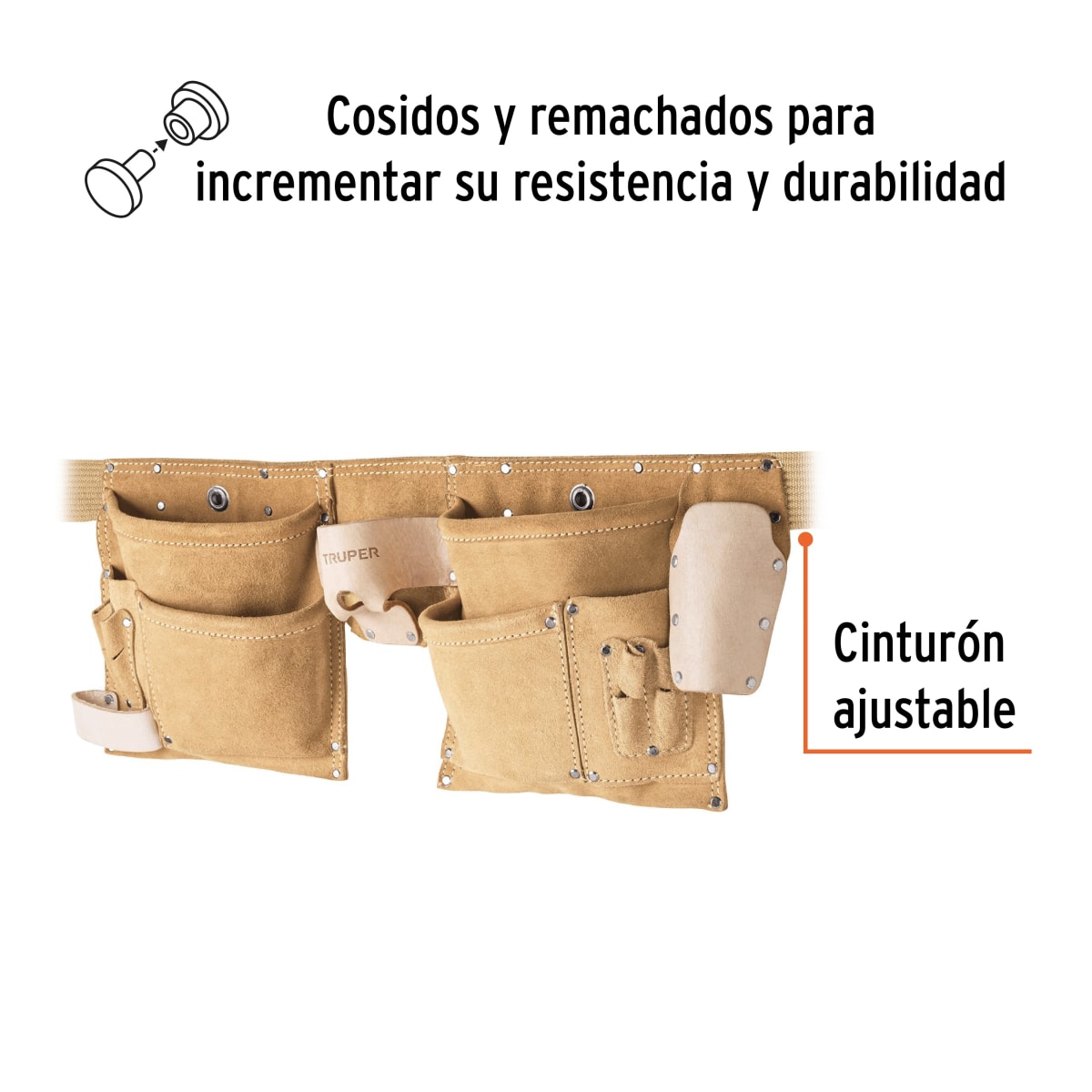 Cinturón Para Herramientas 13 Compartimentos2