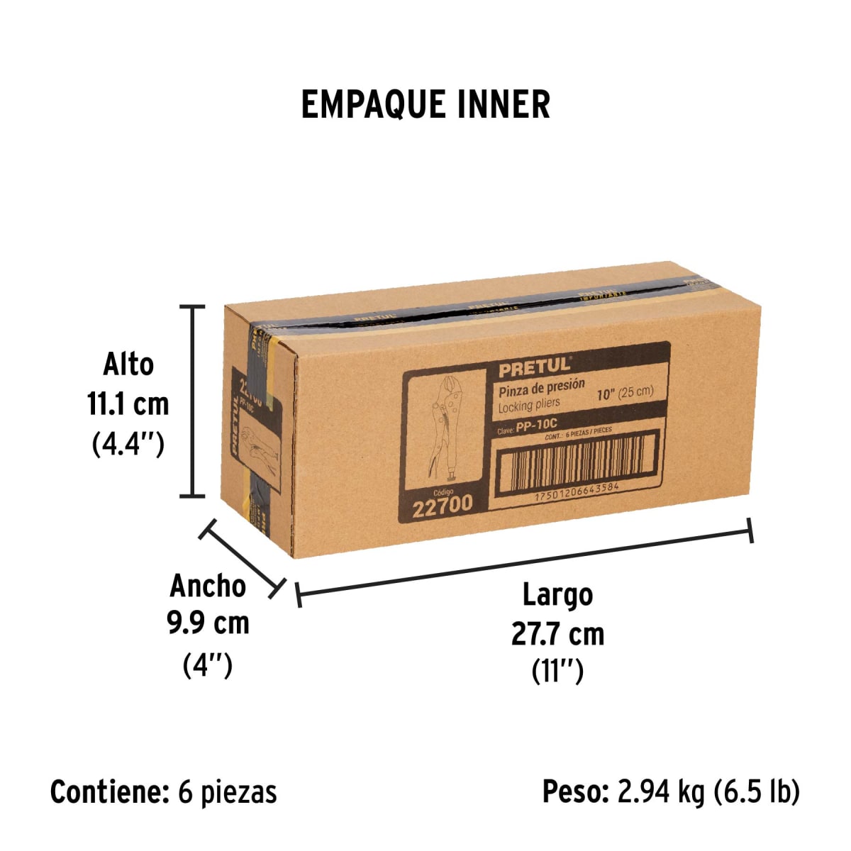 Alicate De Presión 10