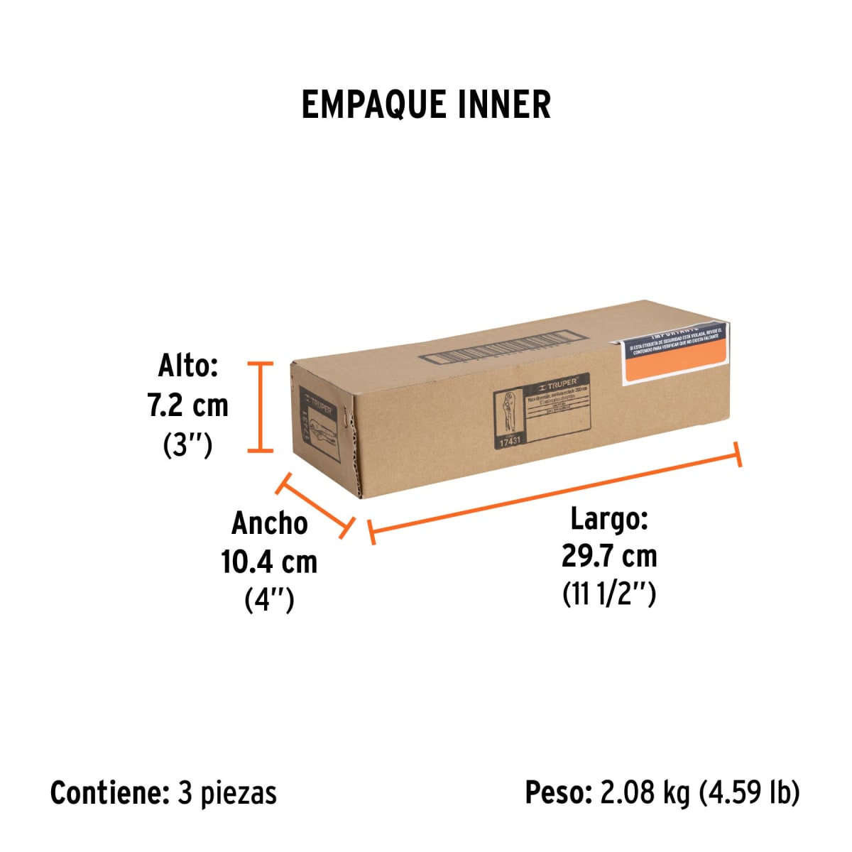 Alicate De Presión Punta Recta 12