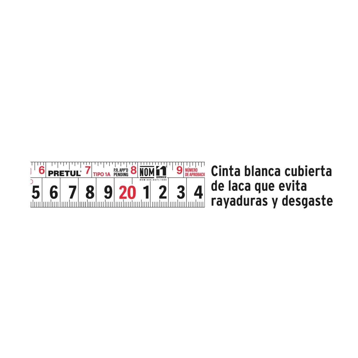 Wincha Verde 5 Mts Cinta 19 Mm Pretul 216124