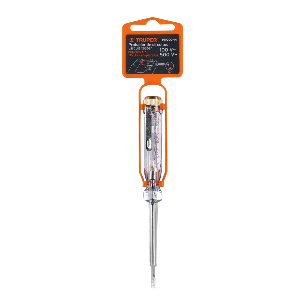 Probador Piloto De Corriente Alterna 14 Cm Truper 139885