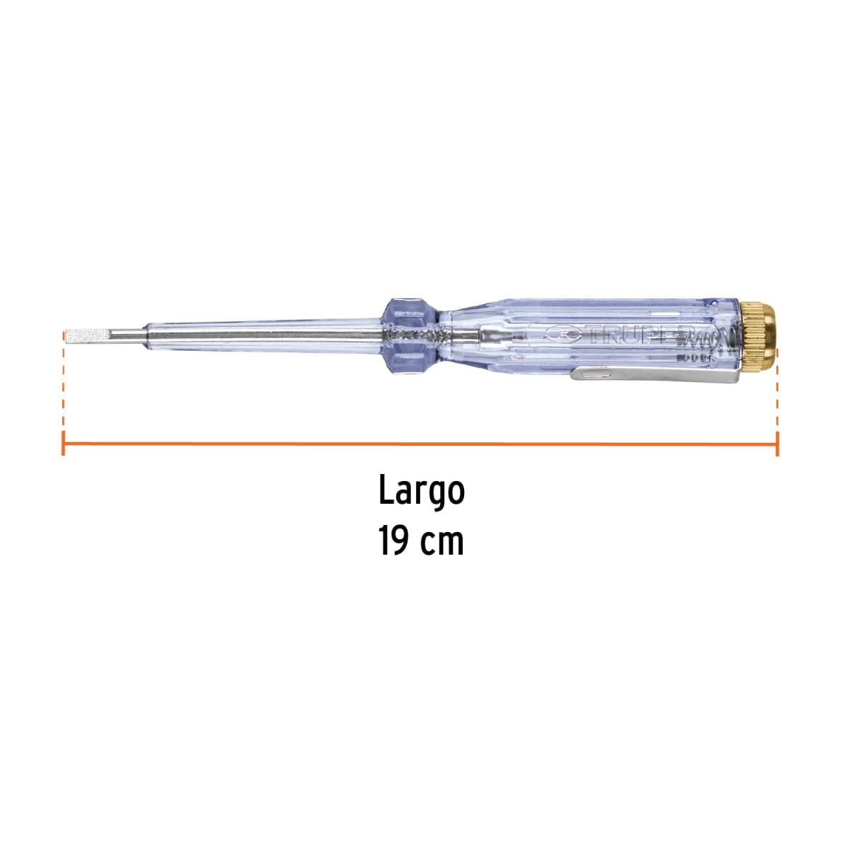 Probador Piloto De Corriente Alterna 14 Cm Truper 139884