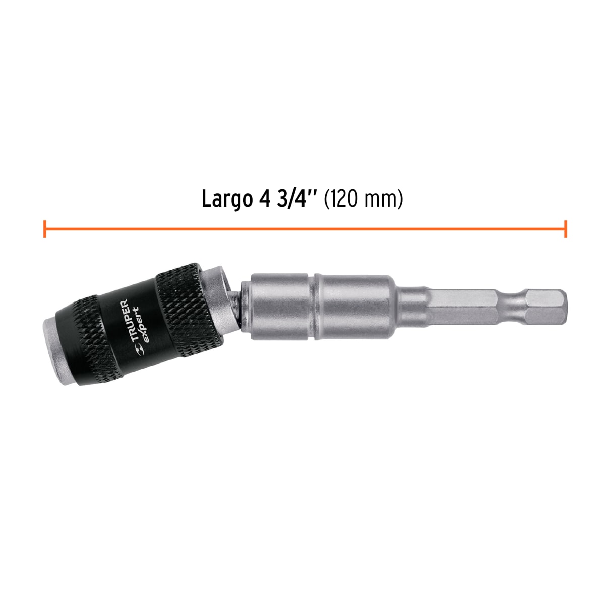 Adaptador Articulado Para Puntas, Cambio Rápido, 120 Mm,Expert 101965 Truper2