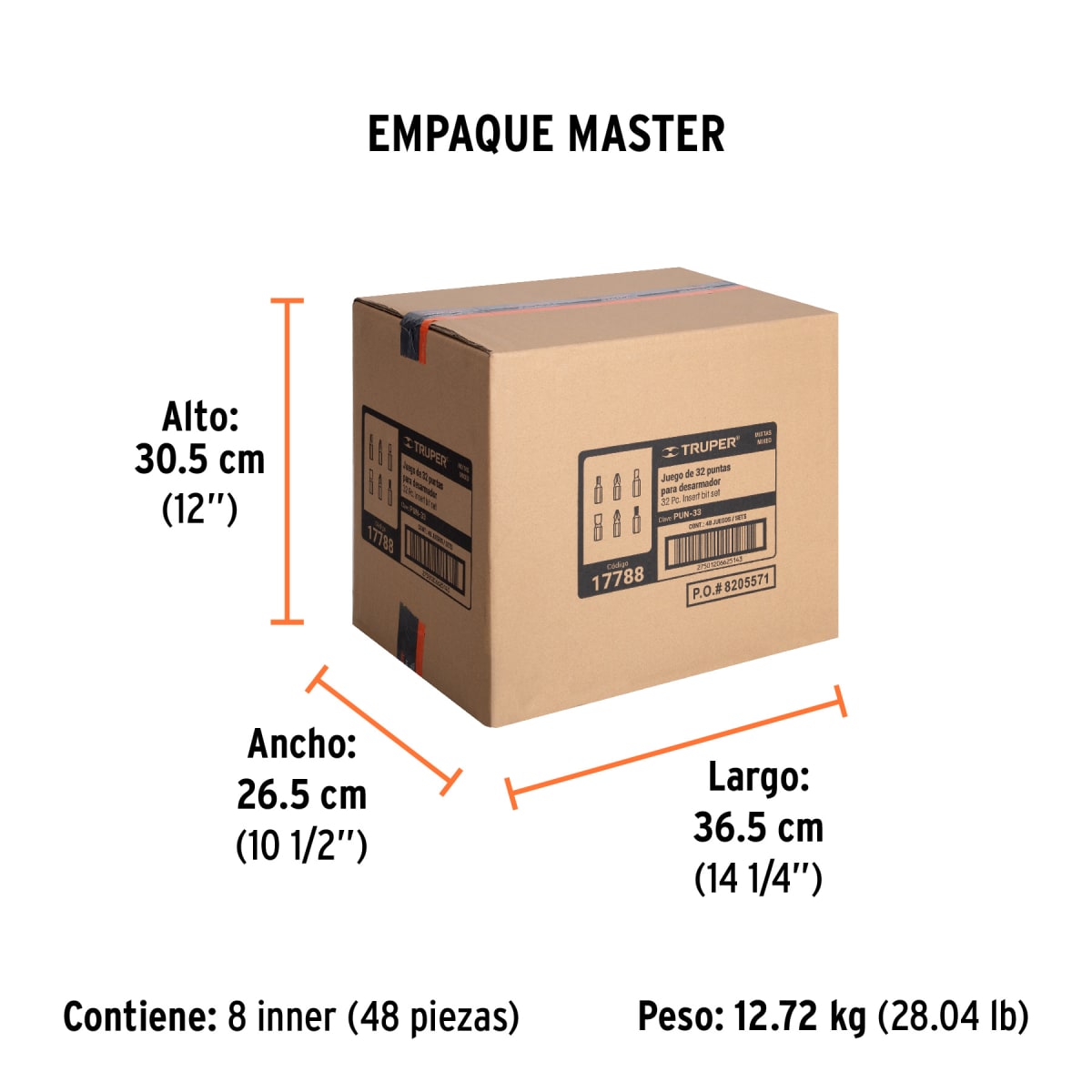 Juego De Bits y Adaptadores 33 Piezas Truper 177886