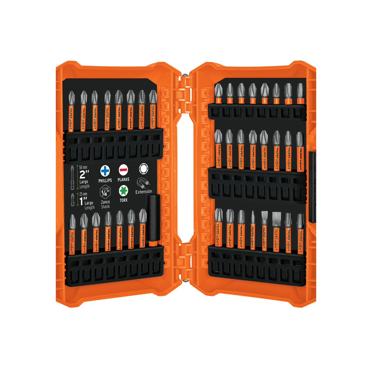 Juego De Bits y Adaptadores 40 Piezas Truper 101966 0