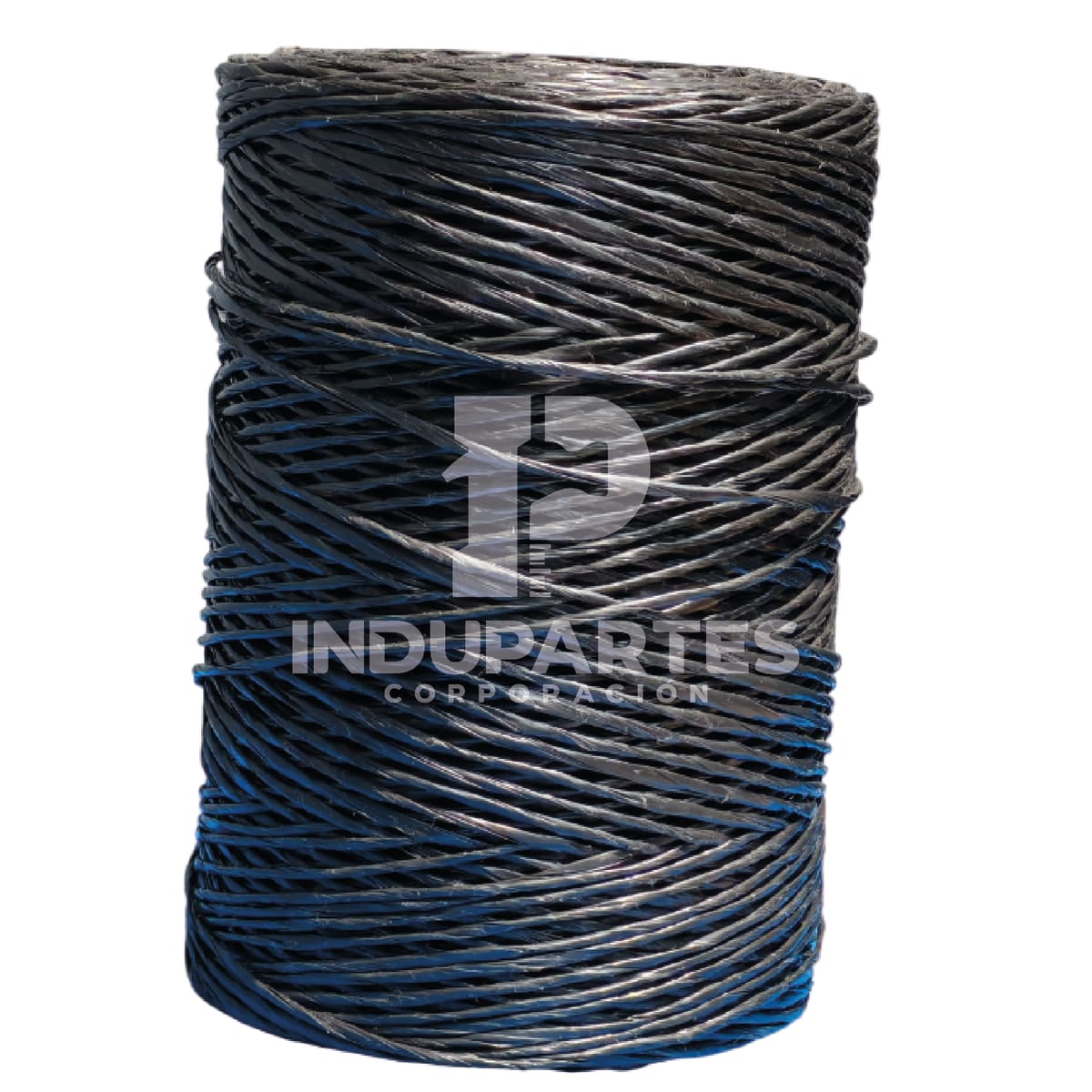 Rafia Torcida Una Hebra Color Negro Anti UV 0