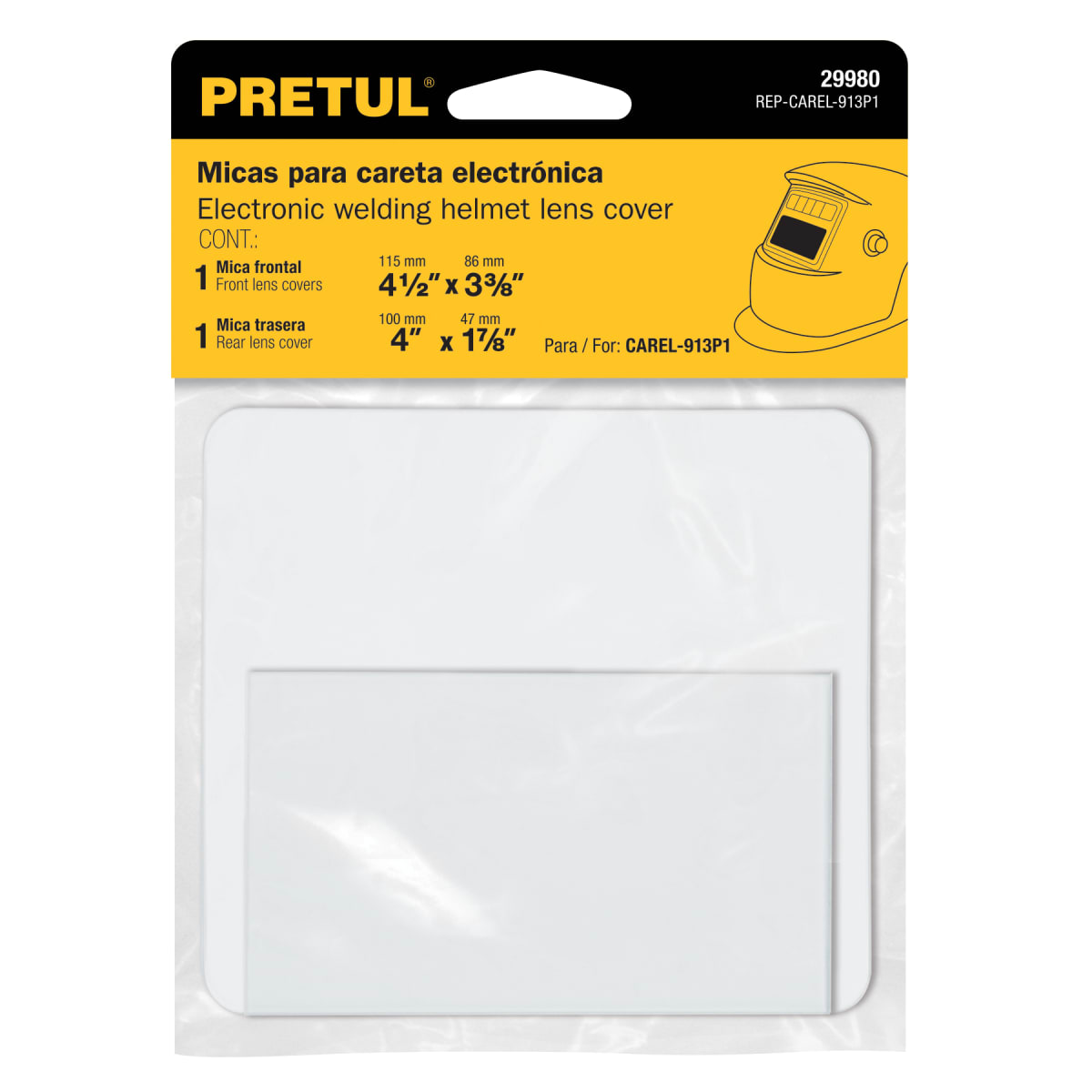 Mica Para Mascara De Soldar Eléctronica Pretul 299802