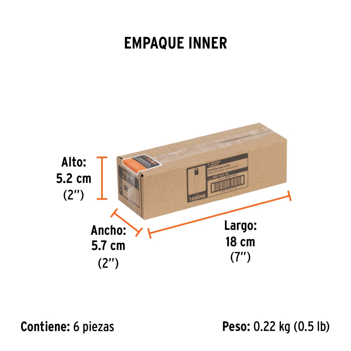 Repuesto Para Cutter De 9 Mm 10 Piezas 100098 Truper8