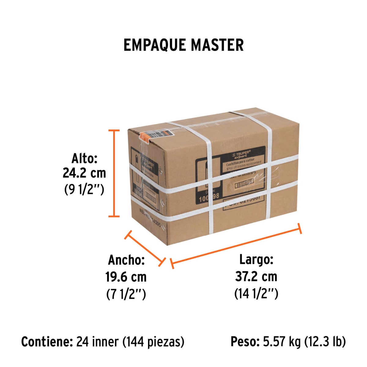 Repuesto Para Cutter De 9 Mm 10 Piezas 100098 Truper9