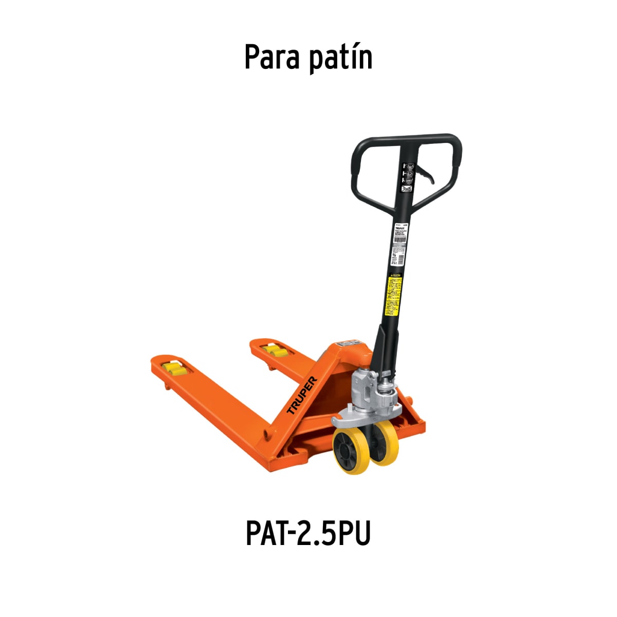 Rodillo/Rueda Para Stoka Truper De 2.5 Ton PAT-2.5PU Por 2 Und 100254 Truper2