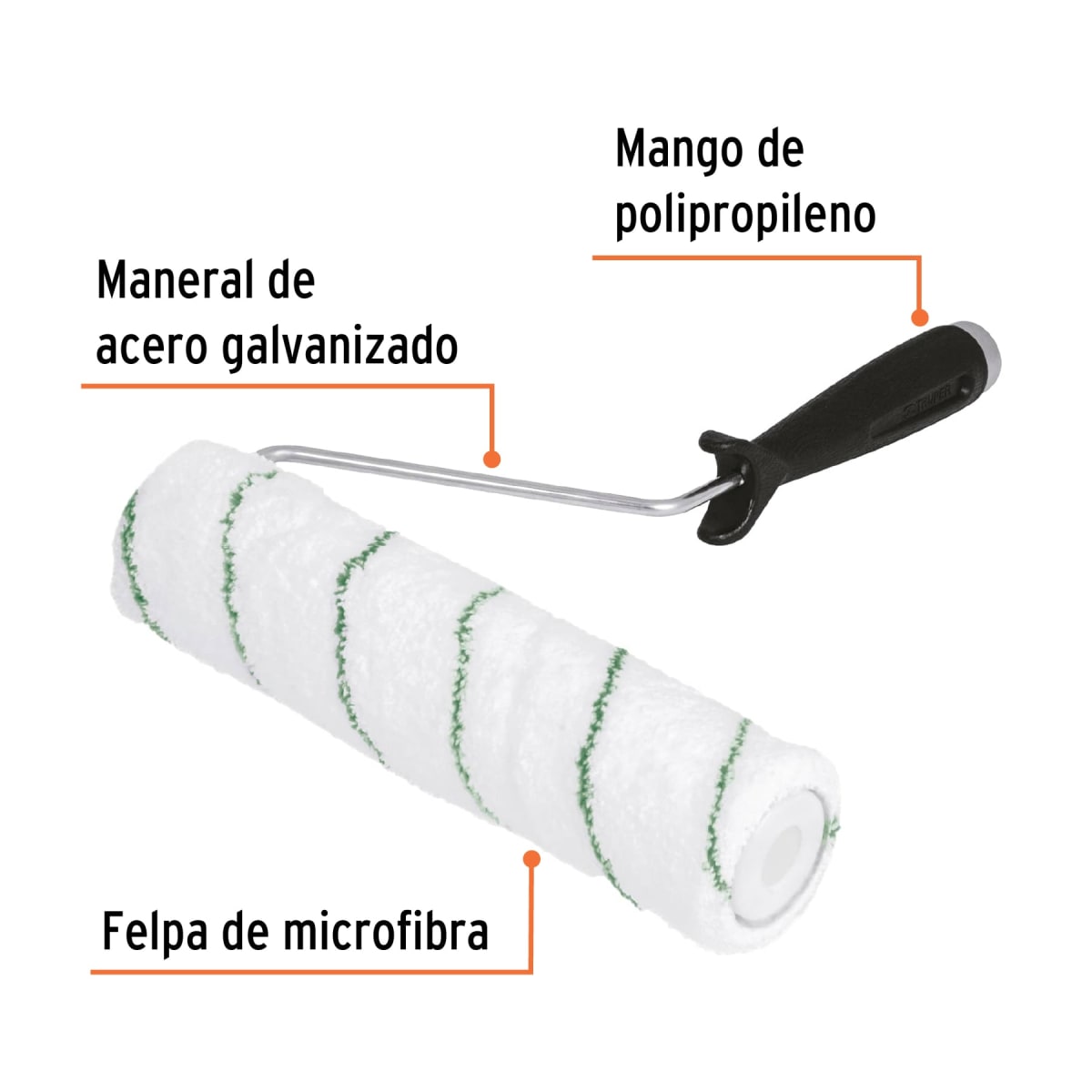 Rodillo Para Pintar Felpa De 9 X 3/8
