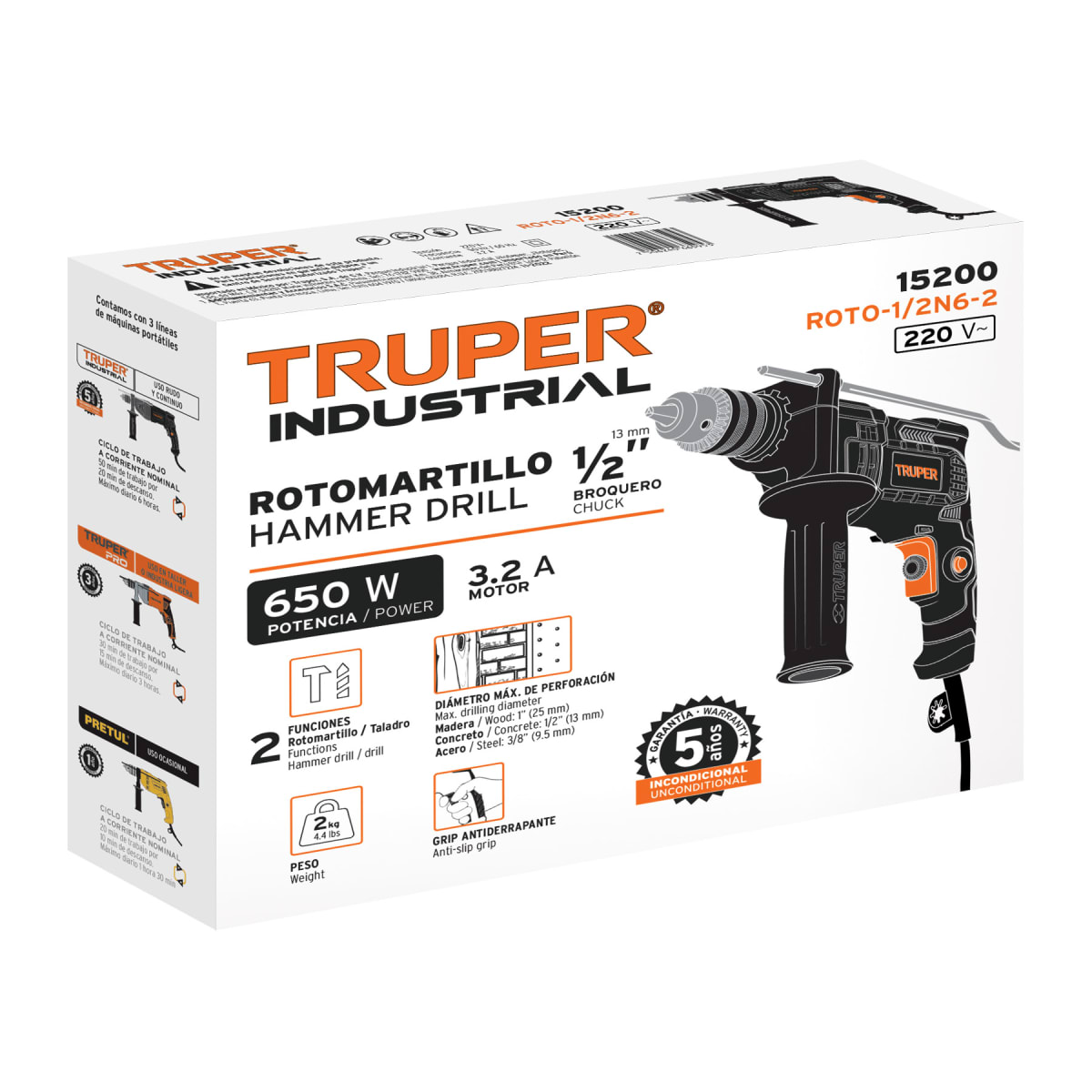 Taladro Percutor 1/2