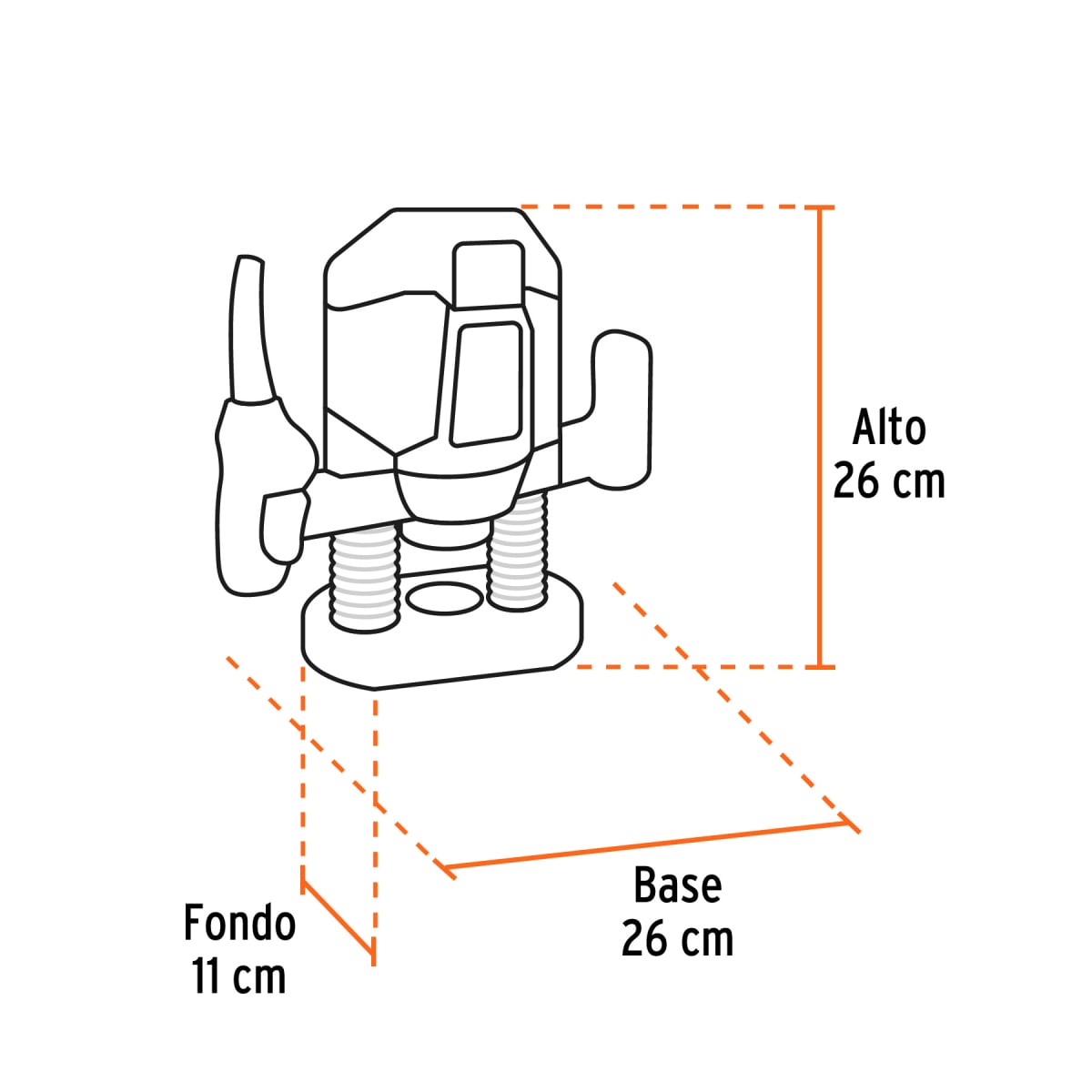 Fresadora Ruteadora 1200w Profesional Truper 1024633