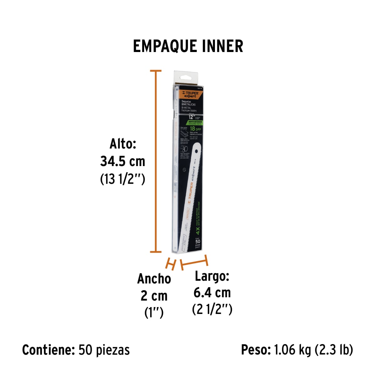 Hoja Sierra Bimetálica 12