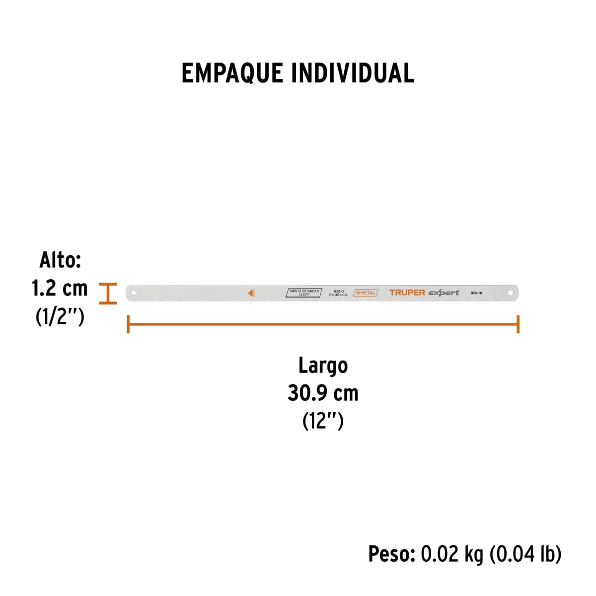 Hoja Sierra Bimetálica 12