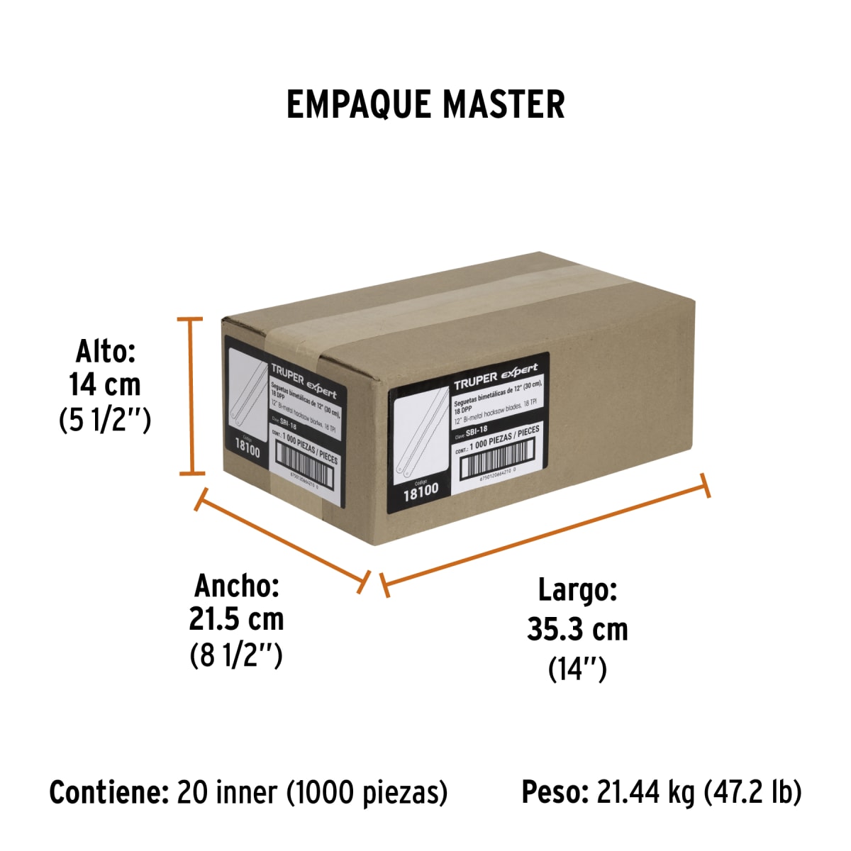 Hoja Sierra Bimetálica 12