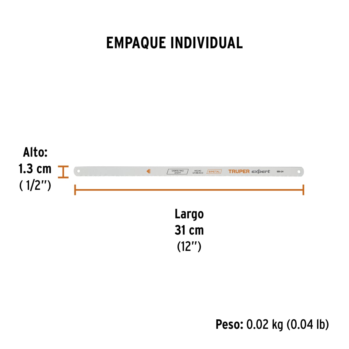 Hoja Sierra Bimetálica 12