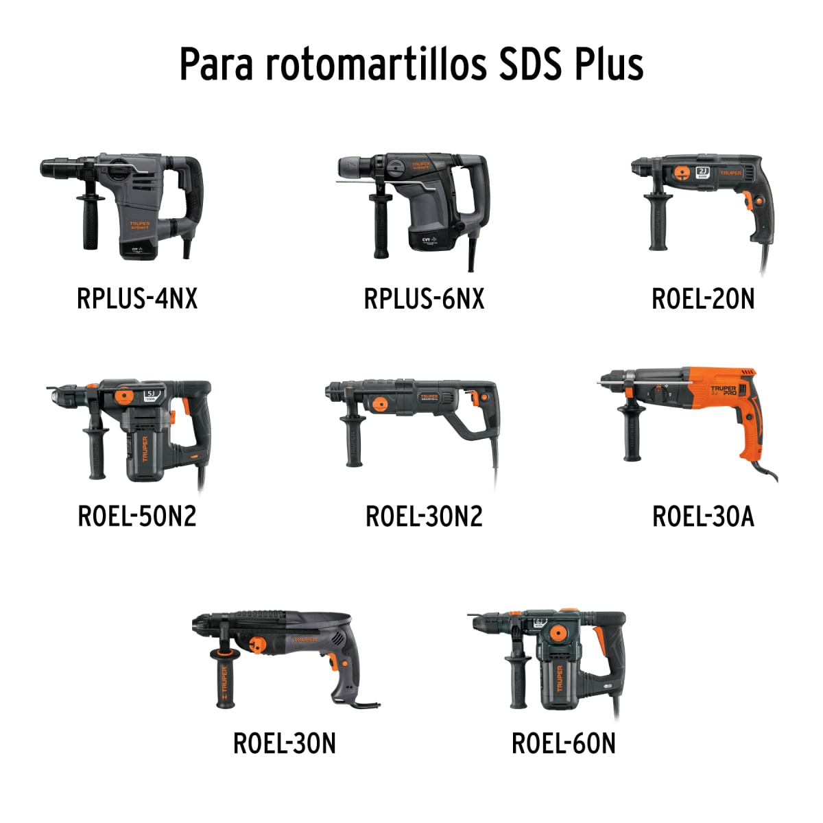 Cincel SDS, plano delgado Truper3