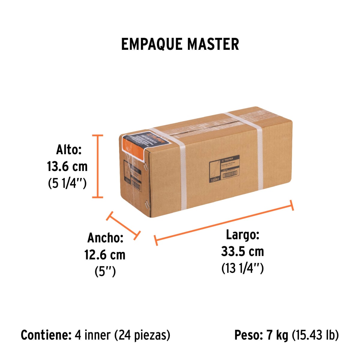 Cincel SDS, plano grueso Truper7