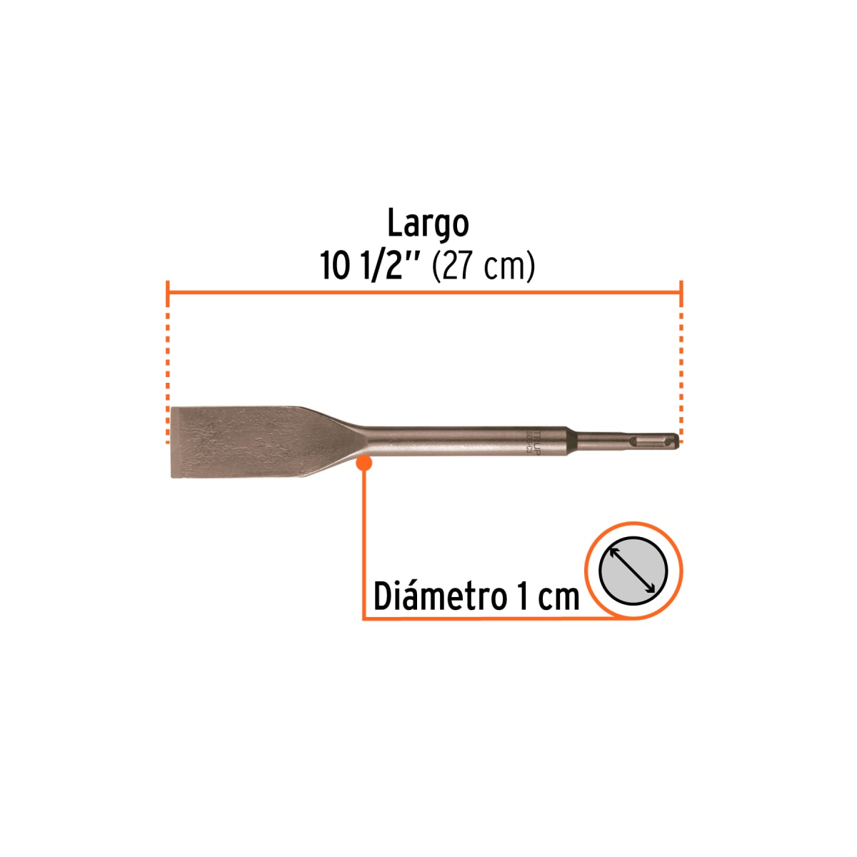 Cincel Para Azulejo SDS Plus 1-1/2