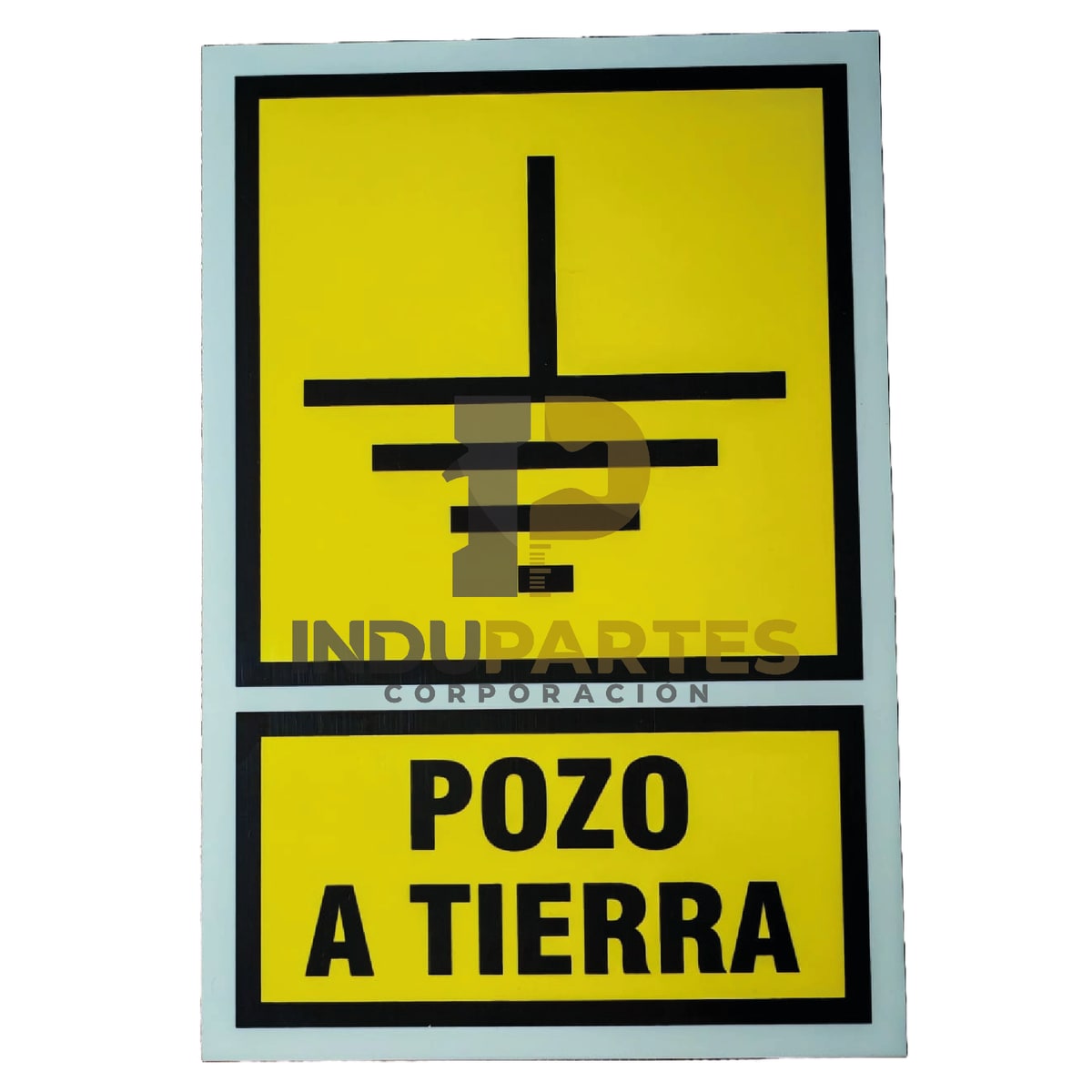 Señalética Pozo a Tierra Fotoluminiscente / Celtex De 20 X 30 Cm 0