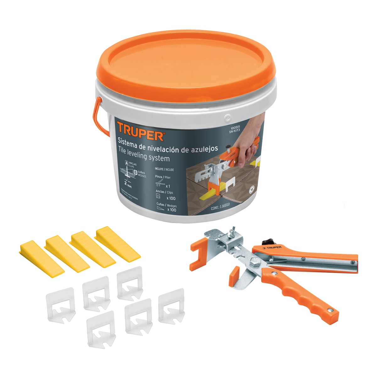 Kit de Nivelación Para Mayólica Truper 100515 0