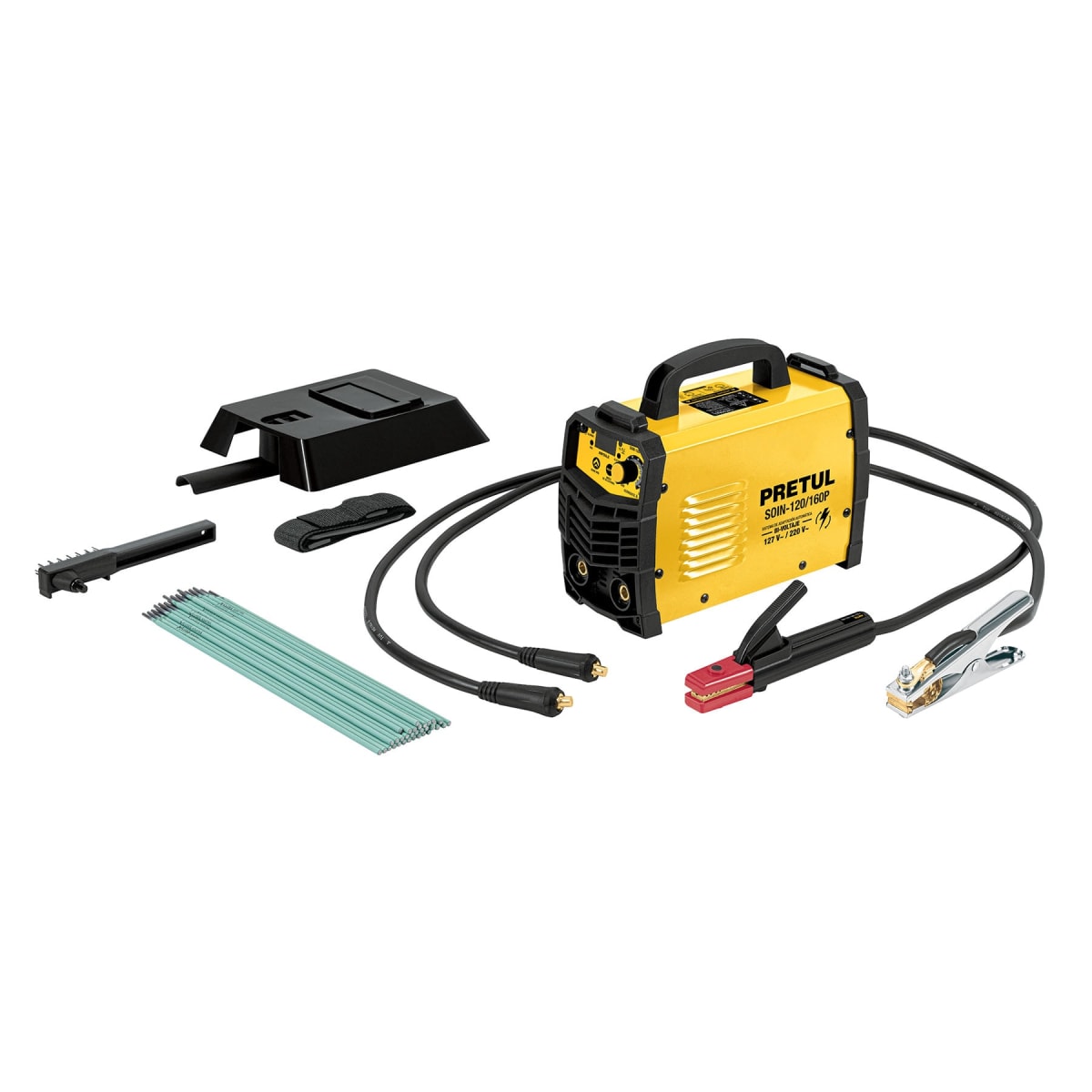 Soldadora Inversora 160 A Bi-Voltaje 127/220 V Pretul 29960 0