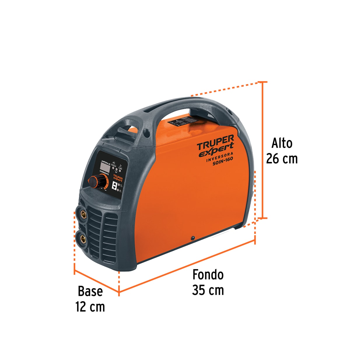 Soldadora Inversora 160 A 220 V Truper 136943
