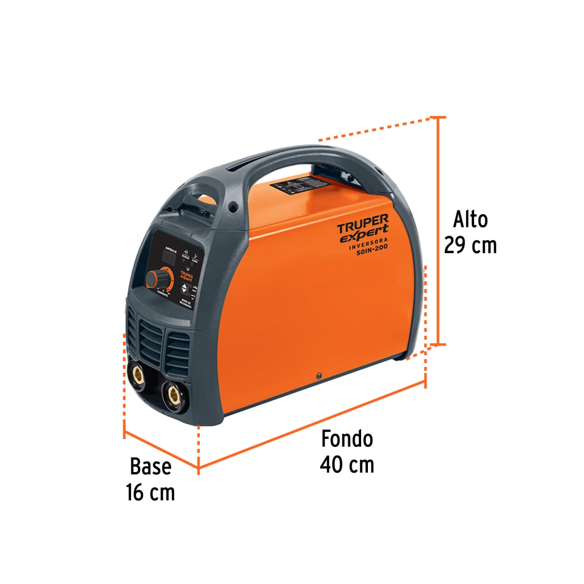 Soldadora Inversora 220V 30-200A SMAW/TIG  Truper 136962