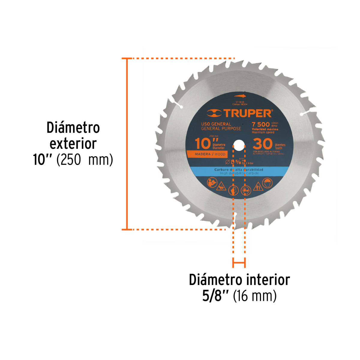 Disco Sierra Circular 10