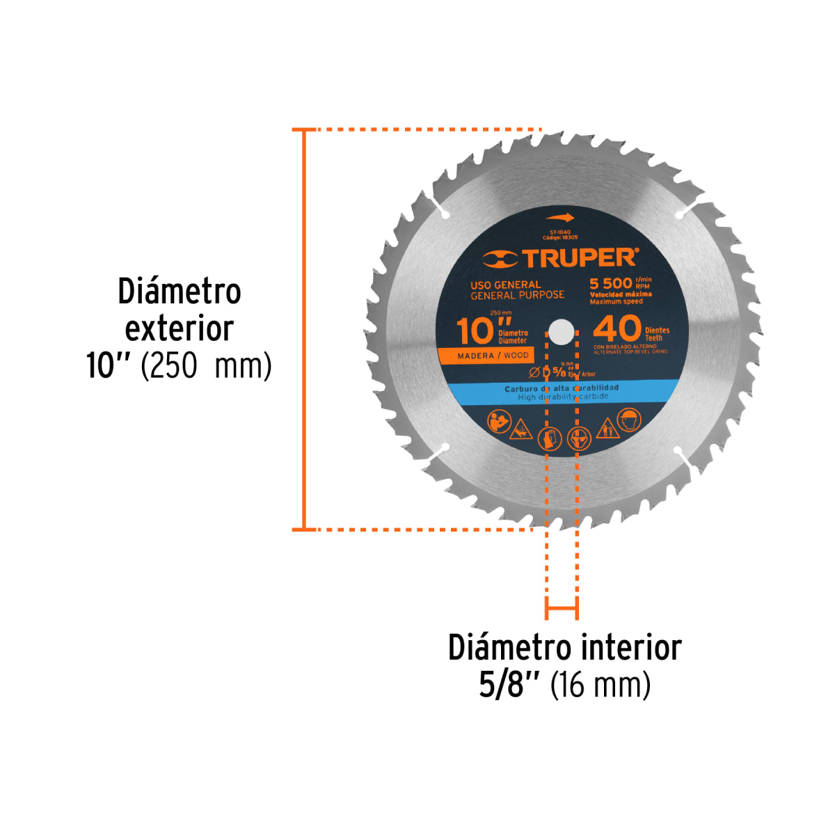 Disco Sierra Circular 10