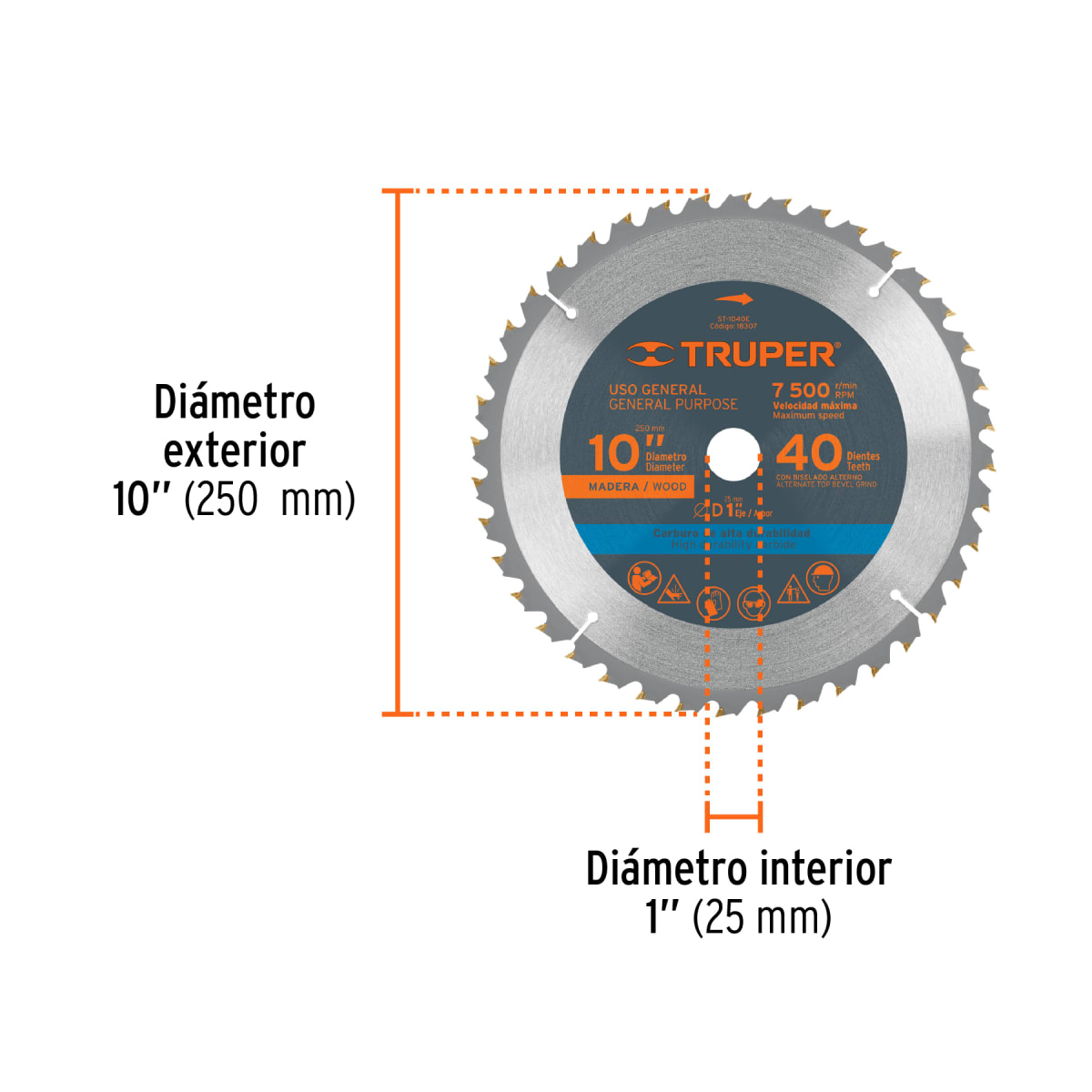 Disco Sierra Circular 10