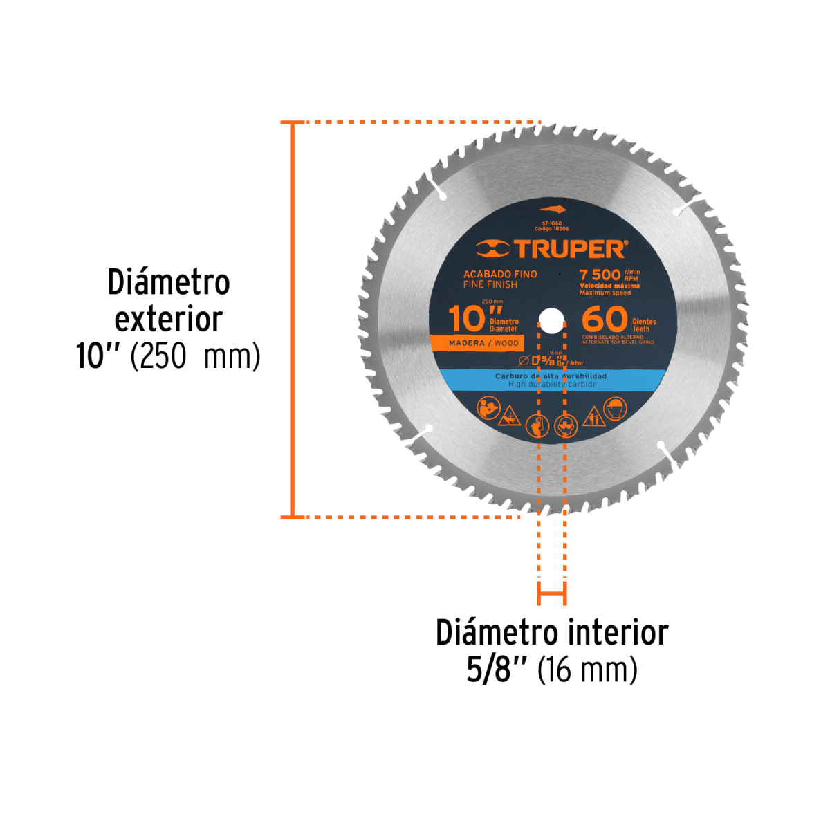 Disco Sierra Circular 10