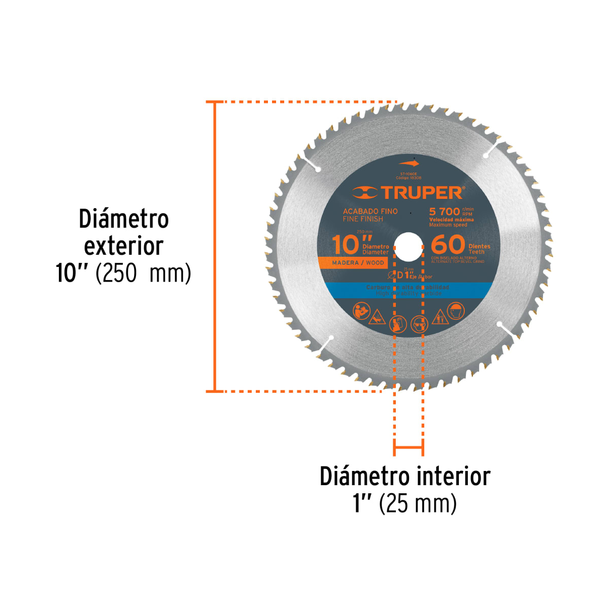 Disco Sierra Circular 10