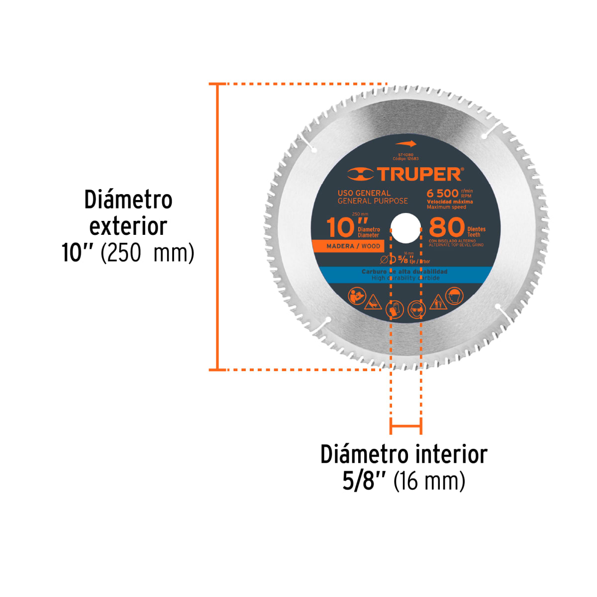 Disco Sierra Circular 10