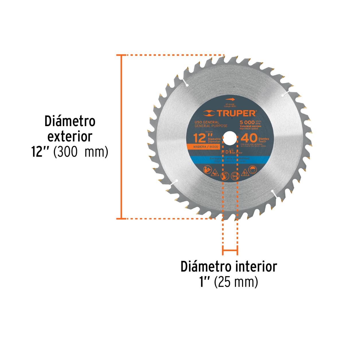 Disco Sierra Circular 12