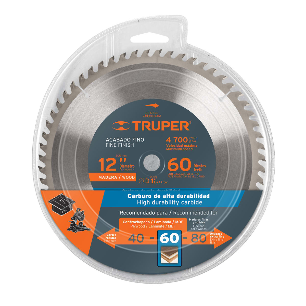 Disco Sierra Circular 12