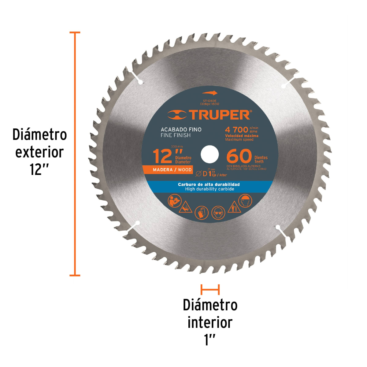 Disco Sierra Circular 12