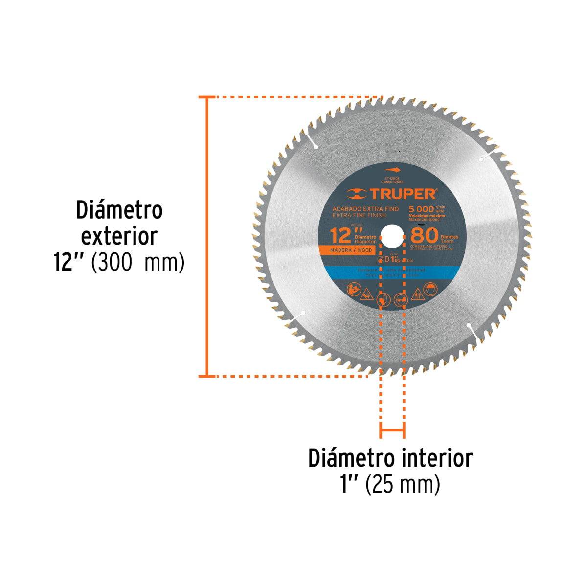 Disco Sierra Circular 12