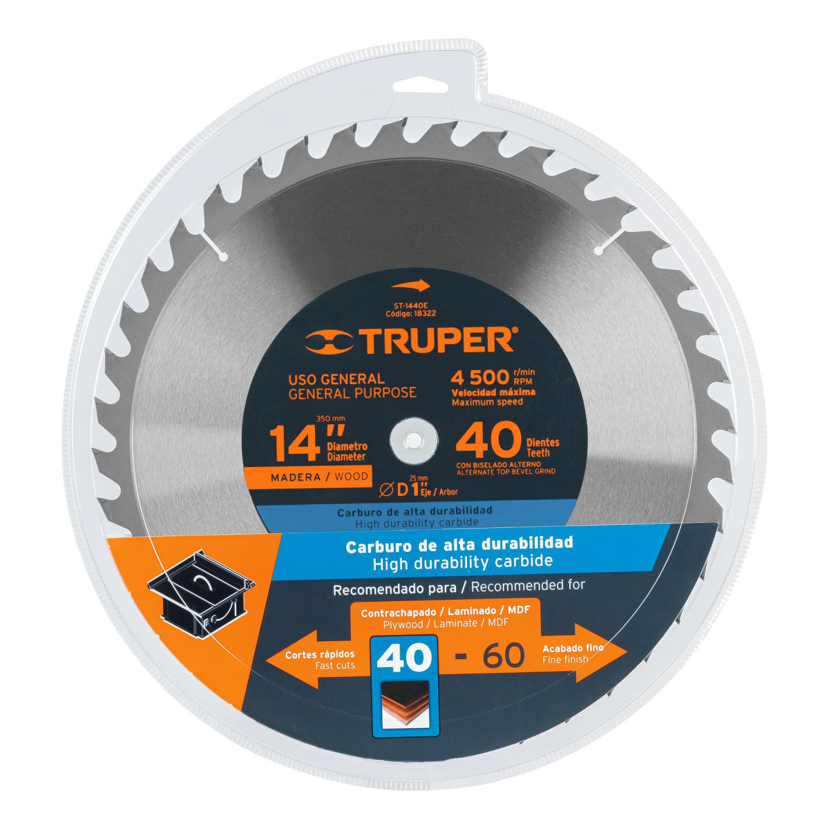 Disco Sierra Circular 14
