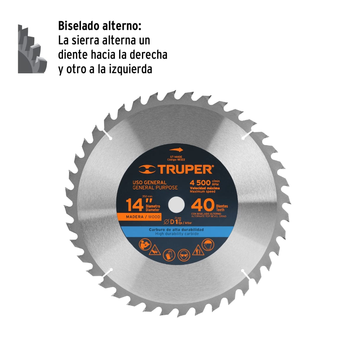 Disco Sierra Circular 14